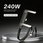 3 in 1 Fast Charging Type-c TO Type-c Cable 240W with Stand